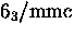 $6_3/{\rm mmc}$