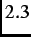$ 2.3$