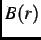 $ B(r)$