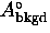 $A_{\rm bkgd}^{\circ}$