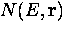 $N(E,{\bf r})$